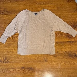 American Eagle Outfitters Beige Long Sleeve Top